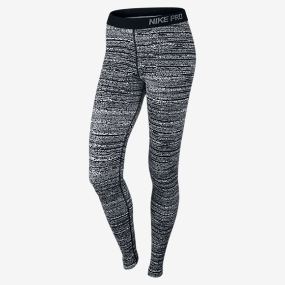 Nike Pants - ⬇️Nike Pro Hyperwarm Legging Static Print
